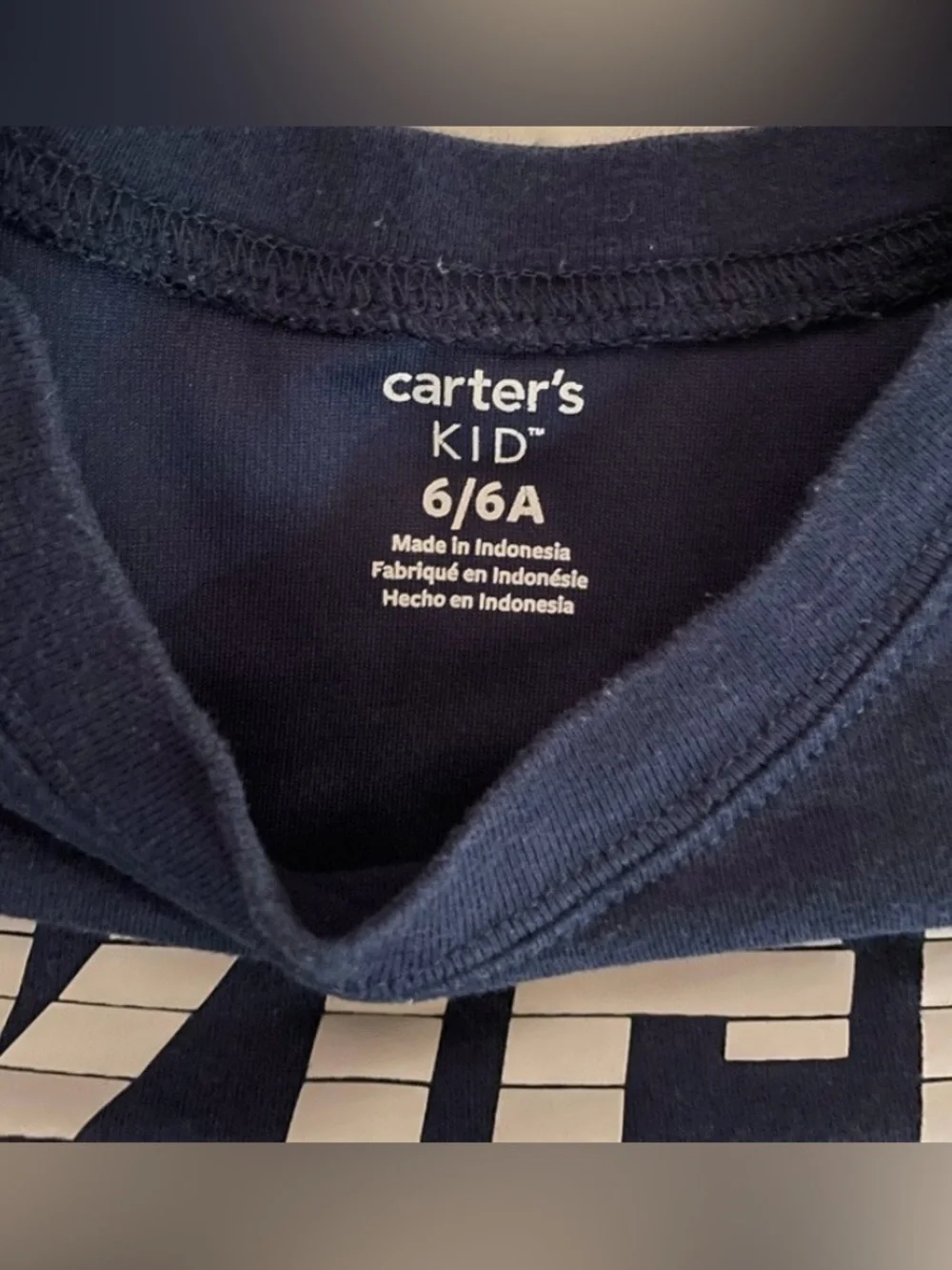 Carter's Navy Short-Sleeve 'Kick It.' Soccer Tee